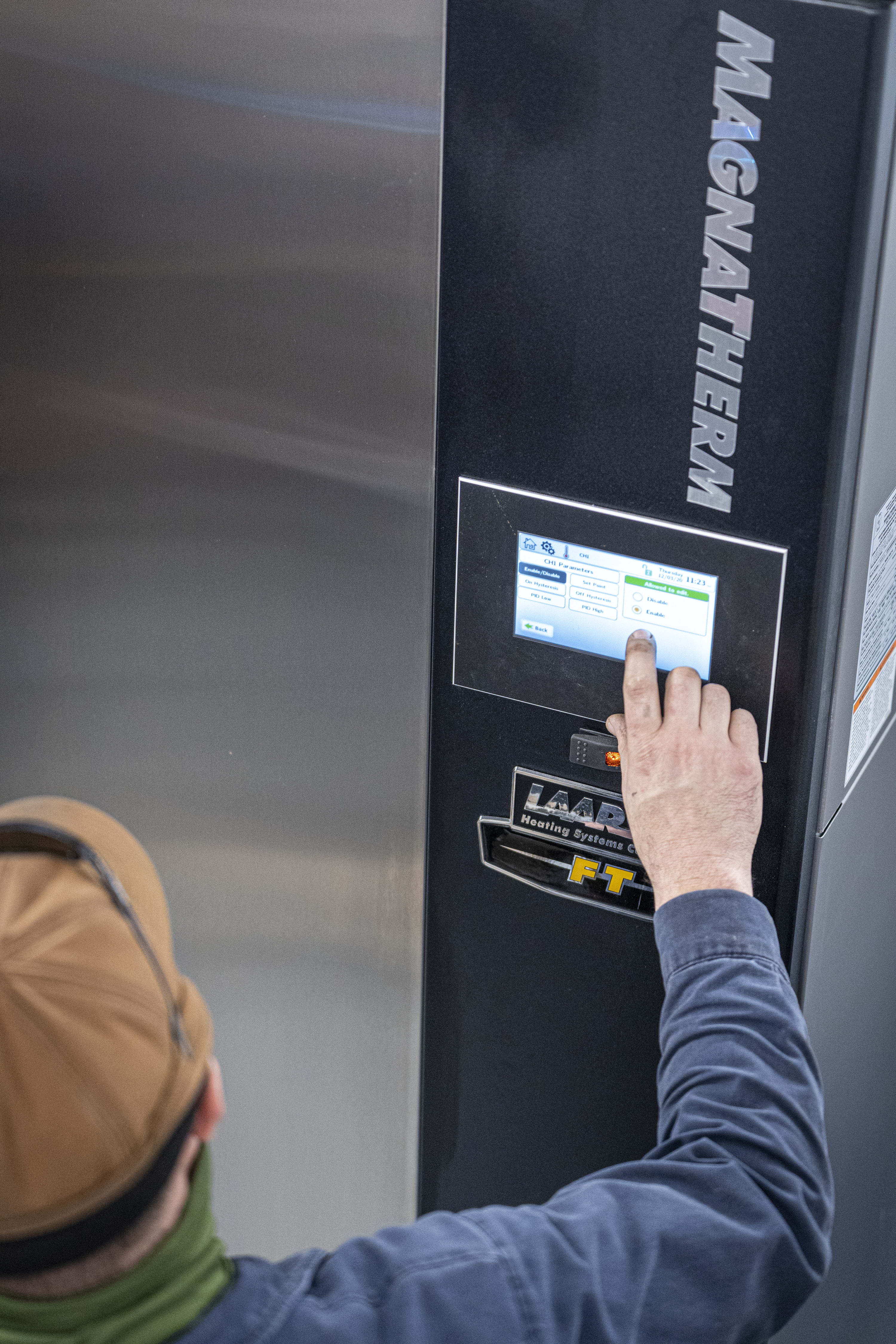 Photograph of work performed for MagnaTherm_FT_display.jpg